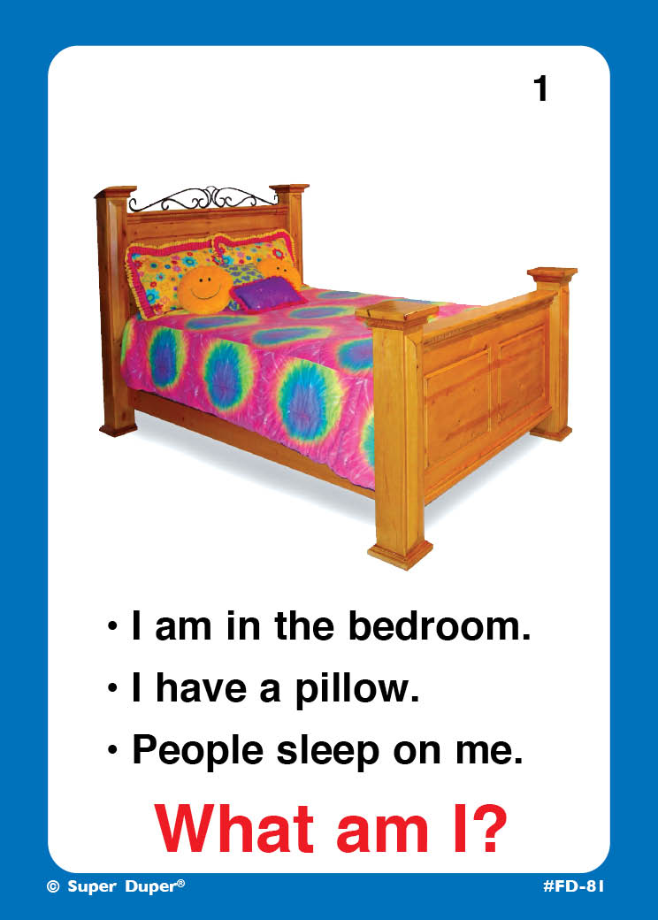 Auditory Memory for Riddles Fun Deck - cards - by Super Duper ...