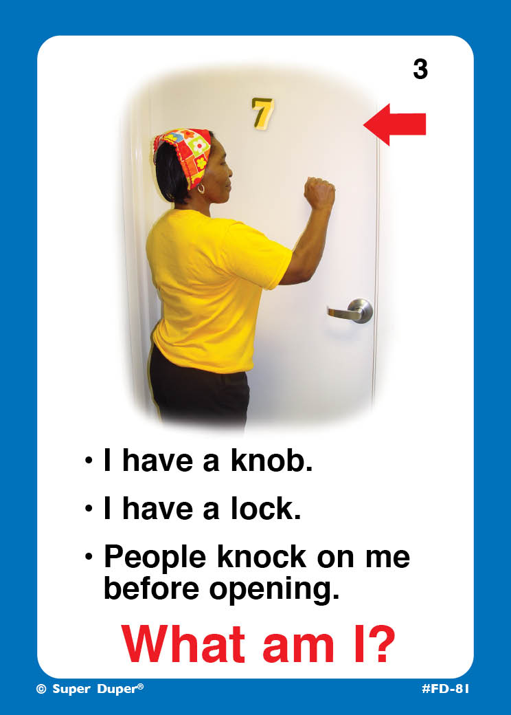 Auditory Memory for Riddles Fun Deck - cards - by Super Duper ...